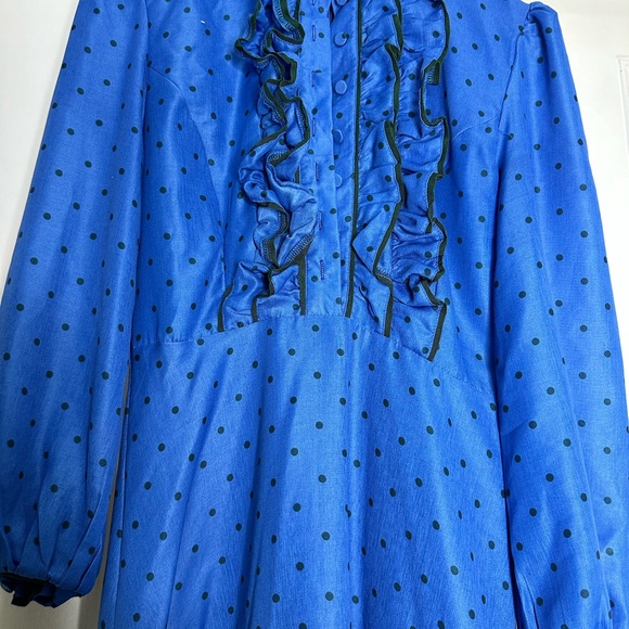 Ruffle bowknot polka dot dress. Beautiful dress!!!!! - Picture 3 of 6